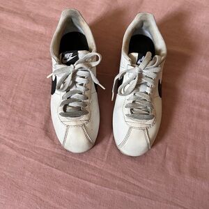 White Nike Cortez size 6